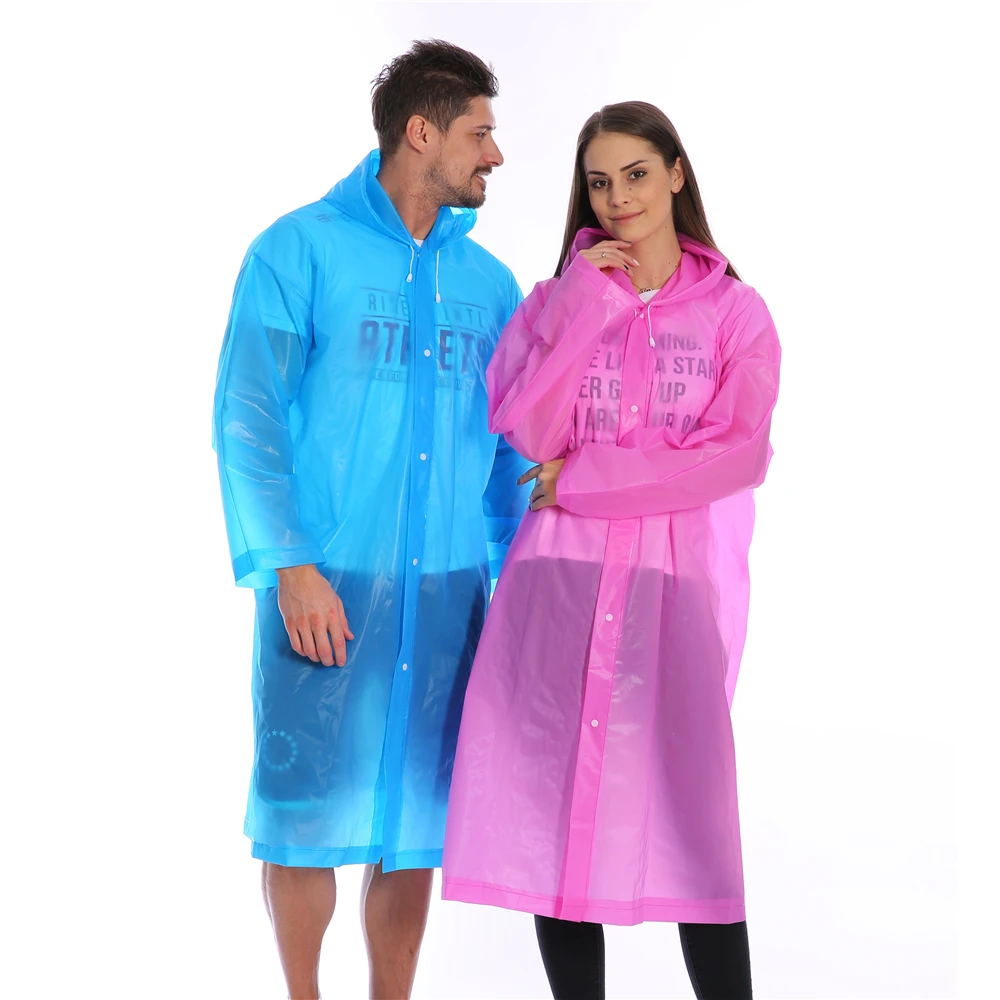 Adult Men Women Long Eva Thick Rainwear 