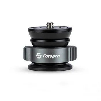 Fotopro 3/8'' Universal Screw Precision Leveling Base 360 Rotational Tripod Accessories Leveling Base Camera Leveling Base