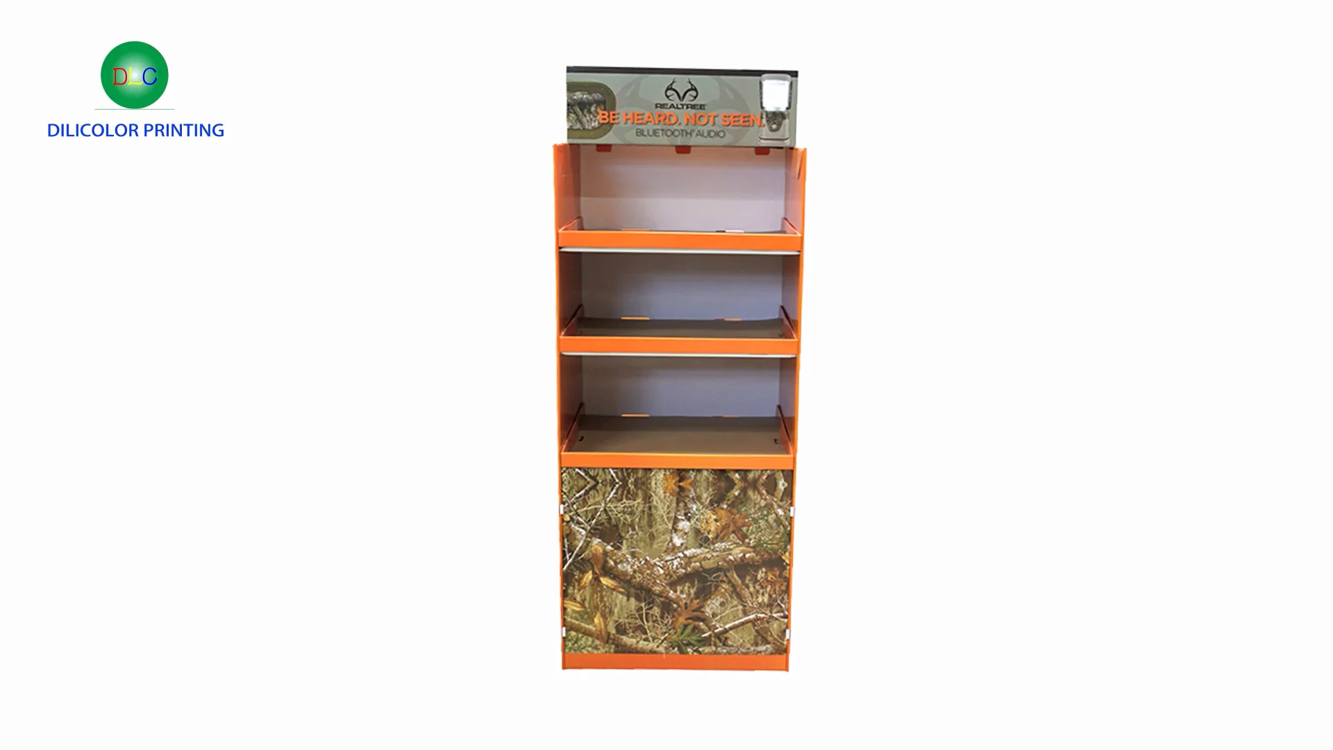Custom Product Display Rack Folding Shelf Paper Display Stand Rack