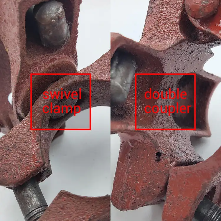 Load Capacity Coupler Scaffold Clamp Right Angle Coupler Swivel Clamps