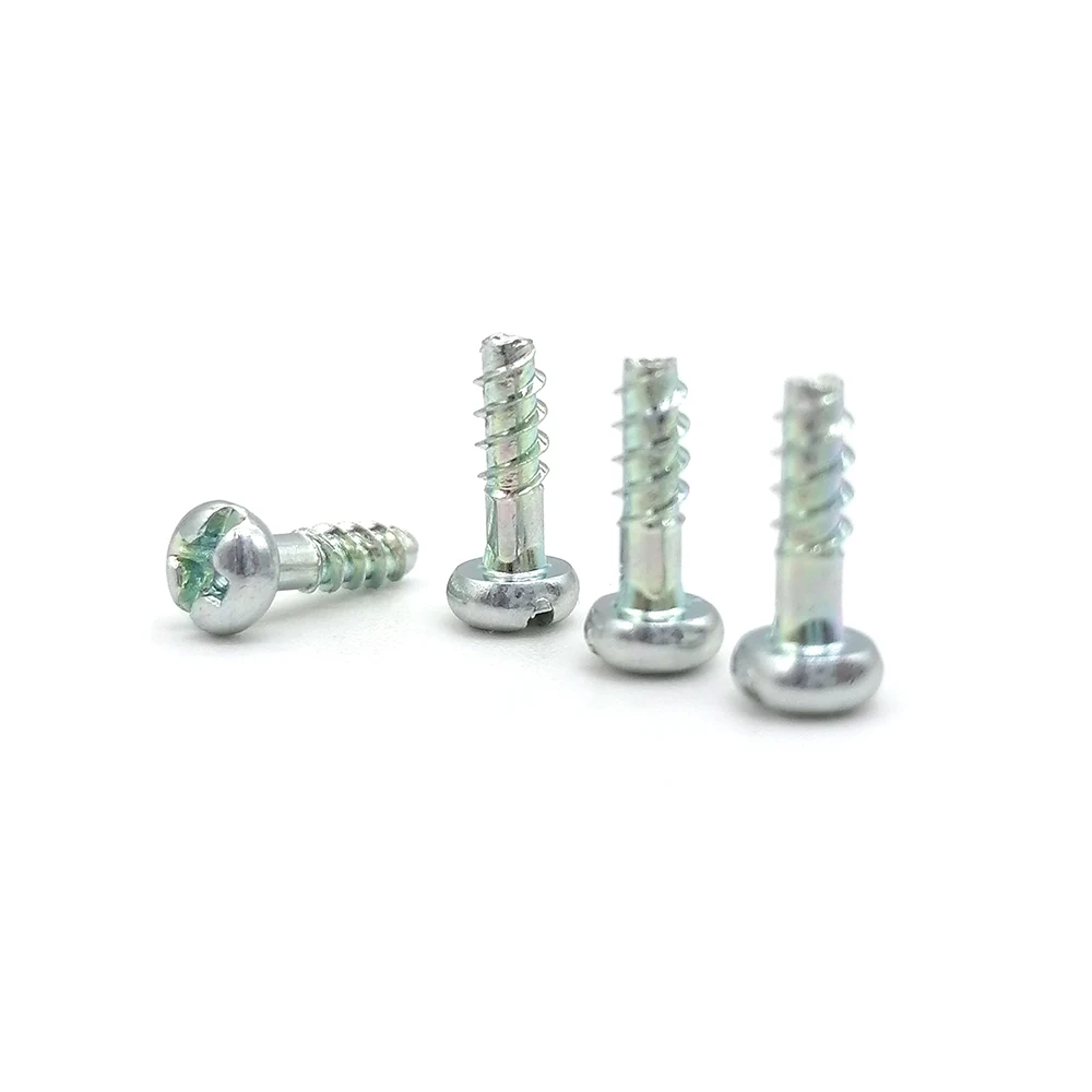 Din 7985a electrical metric pan slotted head machine screw m4 m6 pan head screw full thread bicycle screw