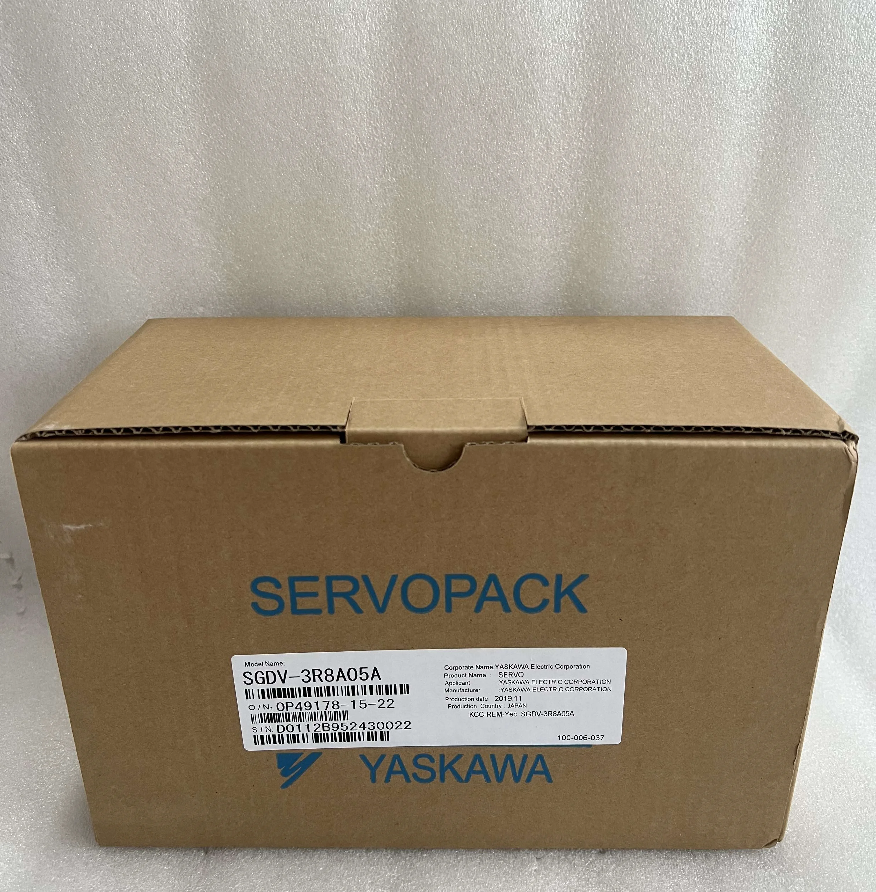 Yaskawa SERVOPACK AC Servo Drive SGDV-3R8A05A Yaskawa SERVOPACK AC Servo Drive SGDV-3R8A05A