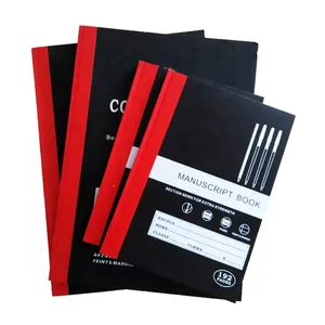 Factory Price Custom Manuscript Books 2 Quire Counter Book A6 A5 A4 Counter Book With Top Quality