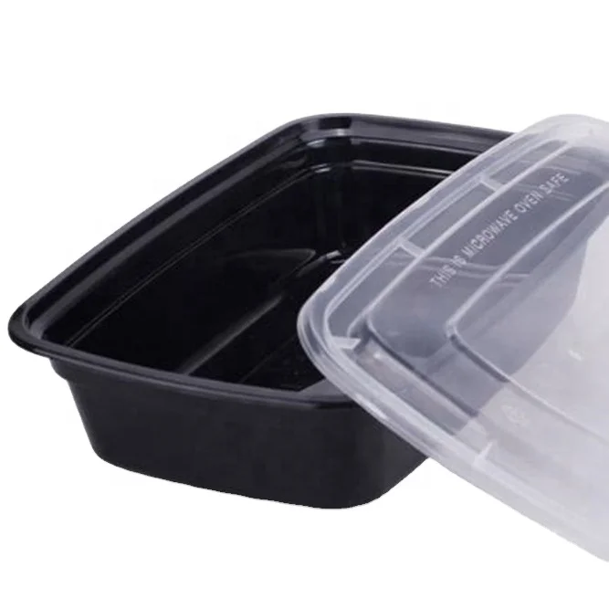 Plastic Take Out Container 1000ML Disposable Microwave Food Packaging