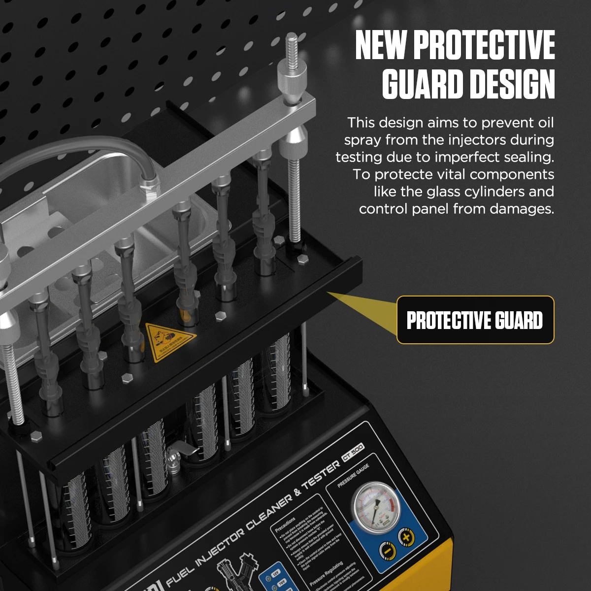 Factory Autool Ct500 Gdi 6 Cylinder Ultrasonic Injector Cleaner And Tester Lcd Screen Spray