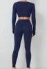 Leggings blu scuro