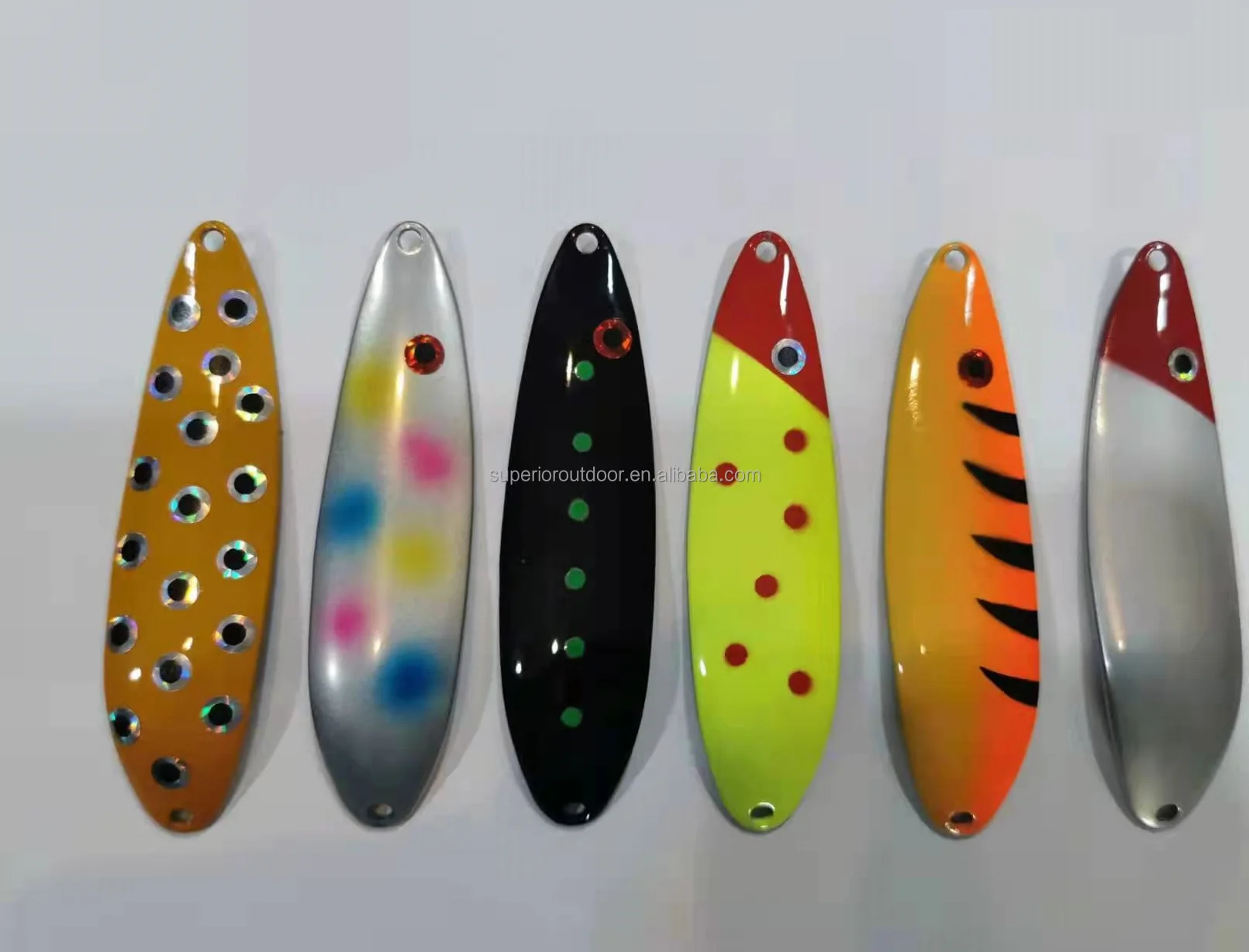 Superiorfishing Sutton Spoon Lure Metal Bait Trout Lure Trolling Spoon