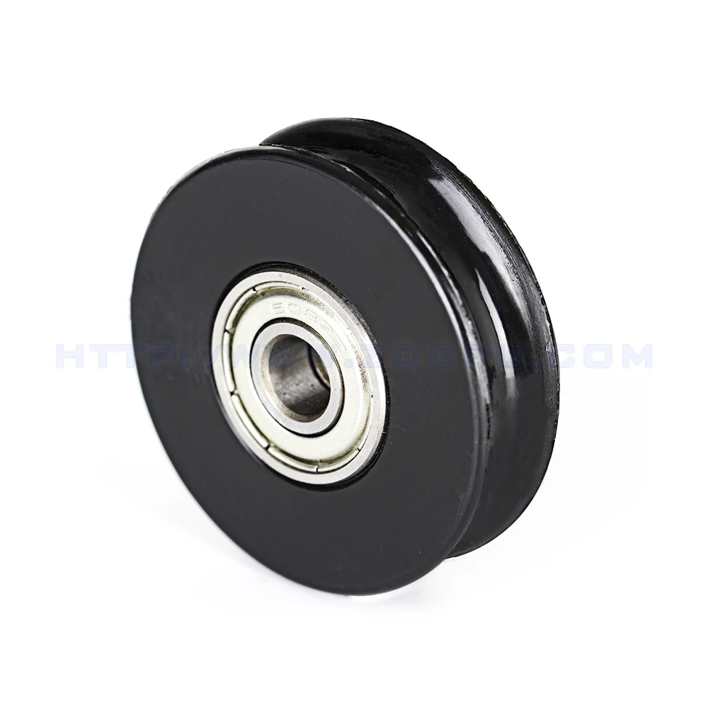 Injection Moulding Overmolding Factory 12 Inch Wire Rope / Cable Plastic Pulley Wheels for Gym Machine