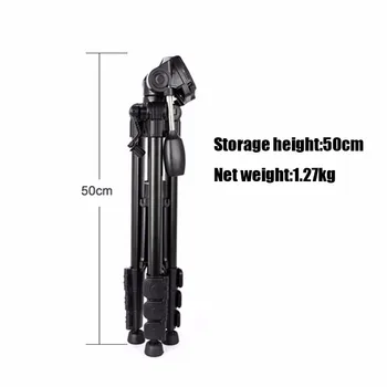 QZSD Q111 Tripods Camera Accessories Professional Portable Video Photo Tripod for DSLR Digital SLR Camera DV Max Loading 3kg detail image