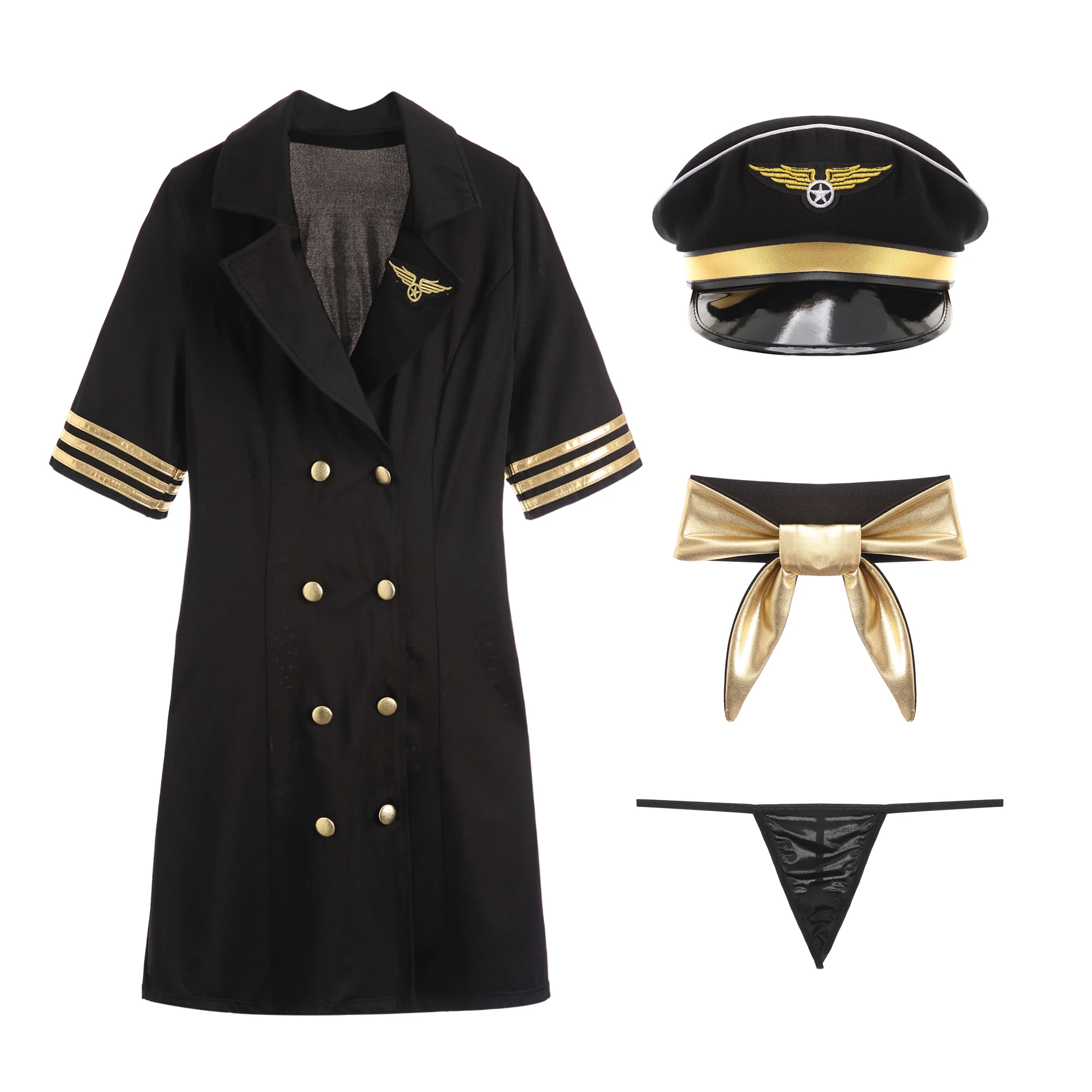 Bossman Sexy Cosplay Stewardess Uniform Women Erotic Costume Lingerie Sexy  Underwear Lingerie Hot Role Play Policewoman Uniform - Buy Hot Sale Flight  Attendant Airline Stewardess Women Hot Sexy ...