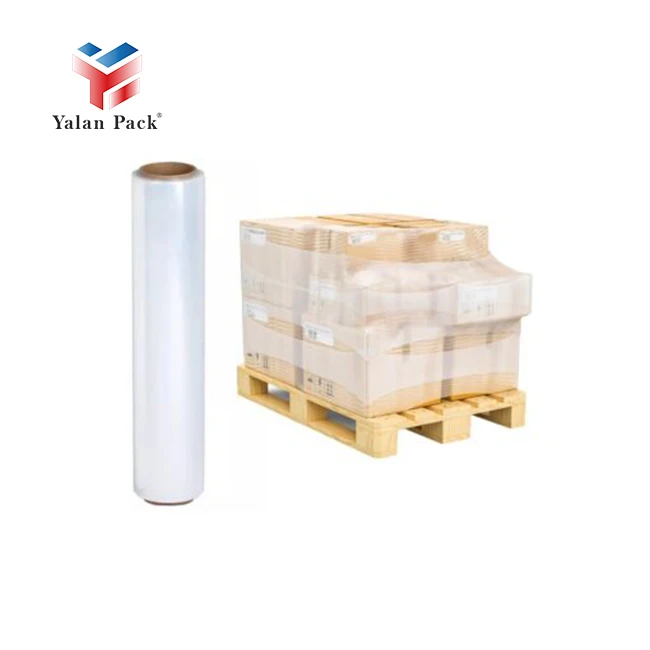 Plastic Soft Transparent Pallet Stretch Wrap machine Shrink Wrapping Film Stretch Film