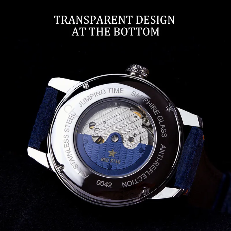 Stock Free Ship Classic Sapphire China Seagull ST1721 Watch