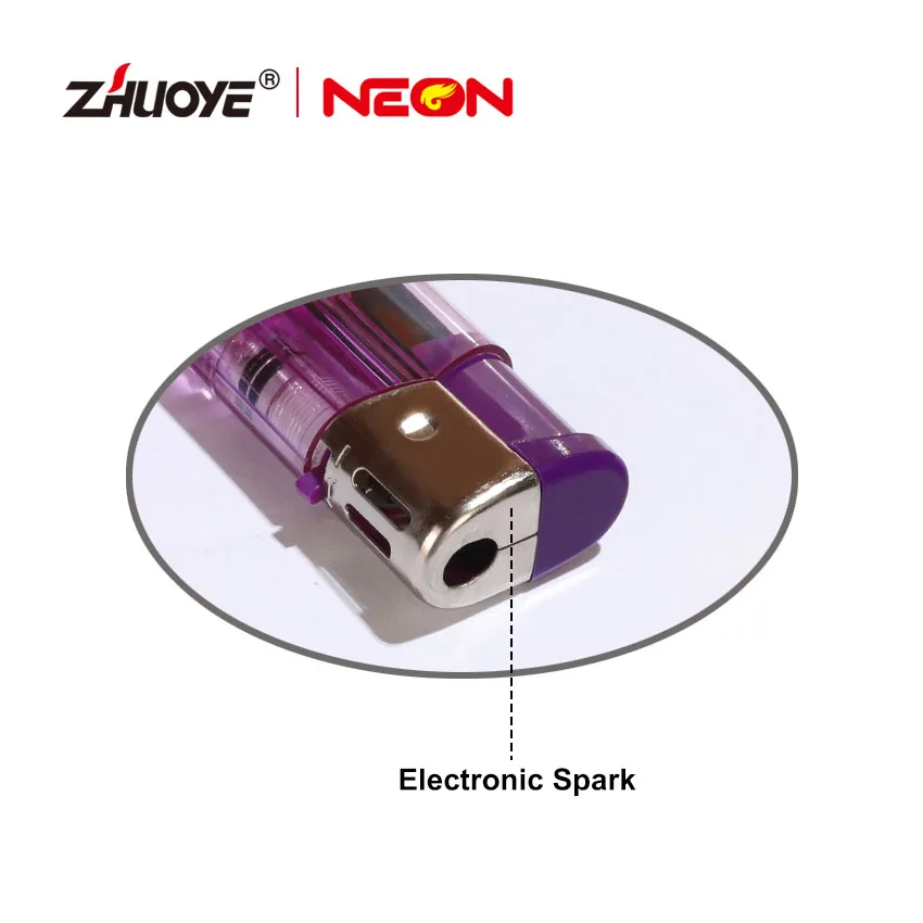 Briquets à gaz Butane de haute qualité Briquet à cigarettes électroniques  jetables Briquet électronique en plastique portable
