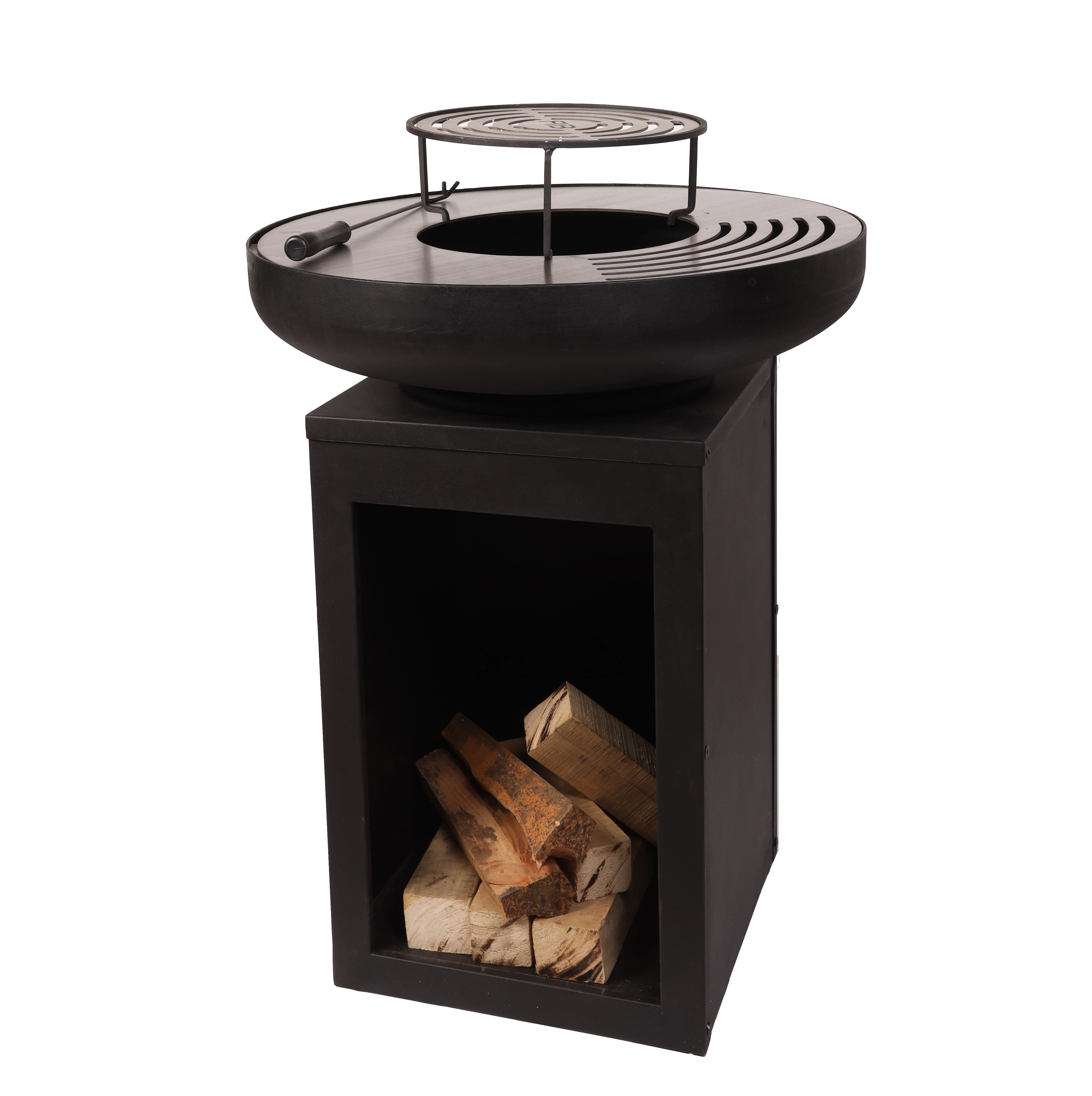 Outdoor Cooking Stainless Heavy Duty Large Steel Bbq Brazier Fire Pit