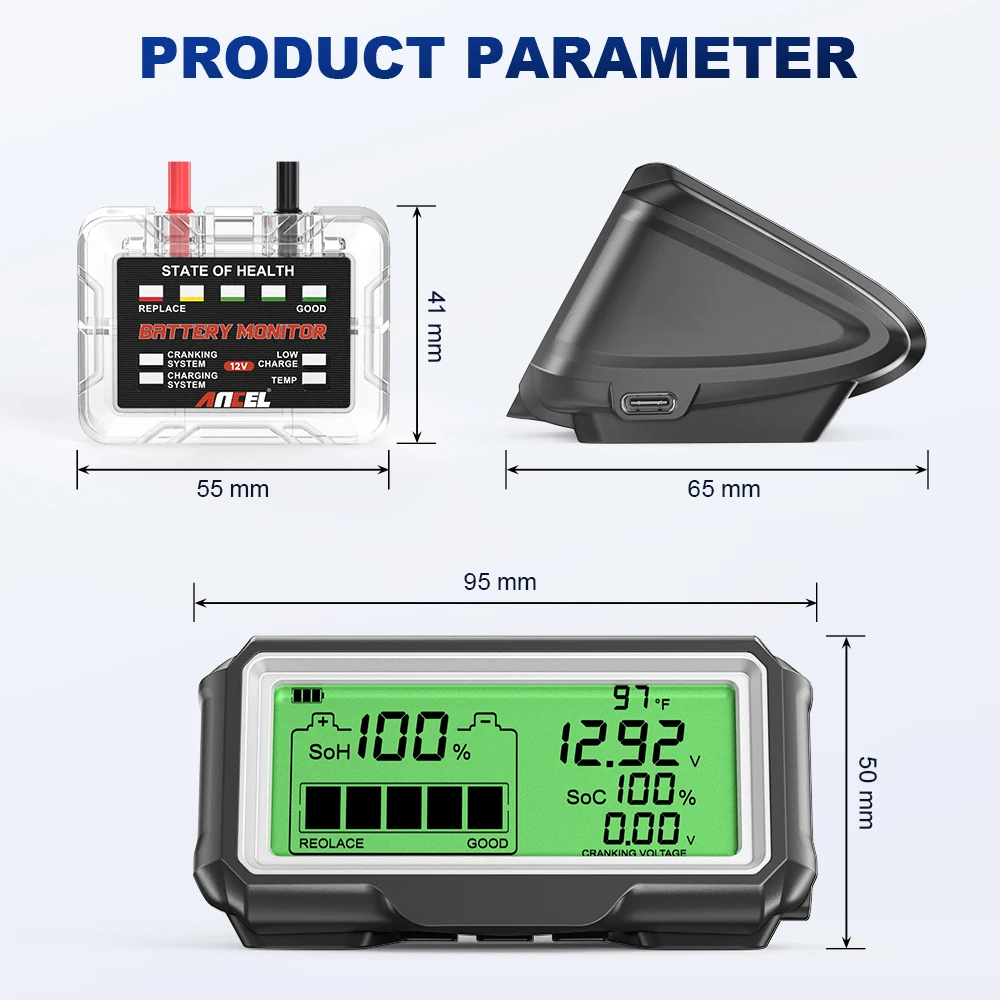 ANCEL BM200 PRO Spesifikasi