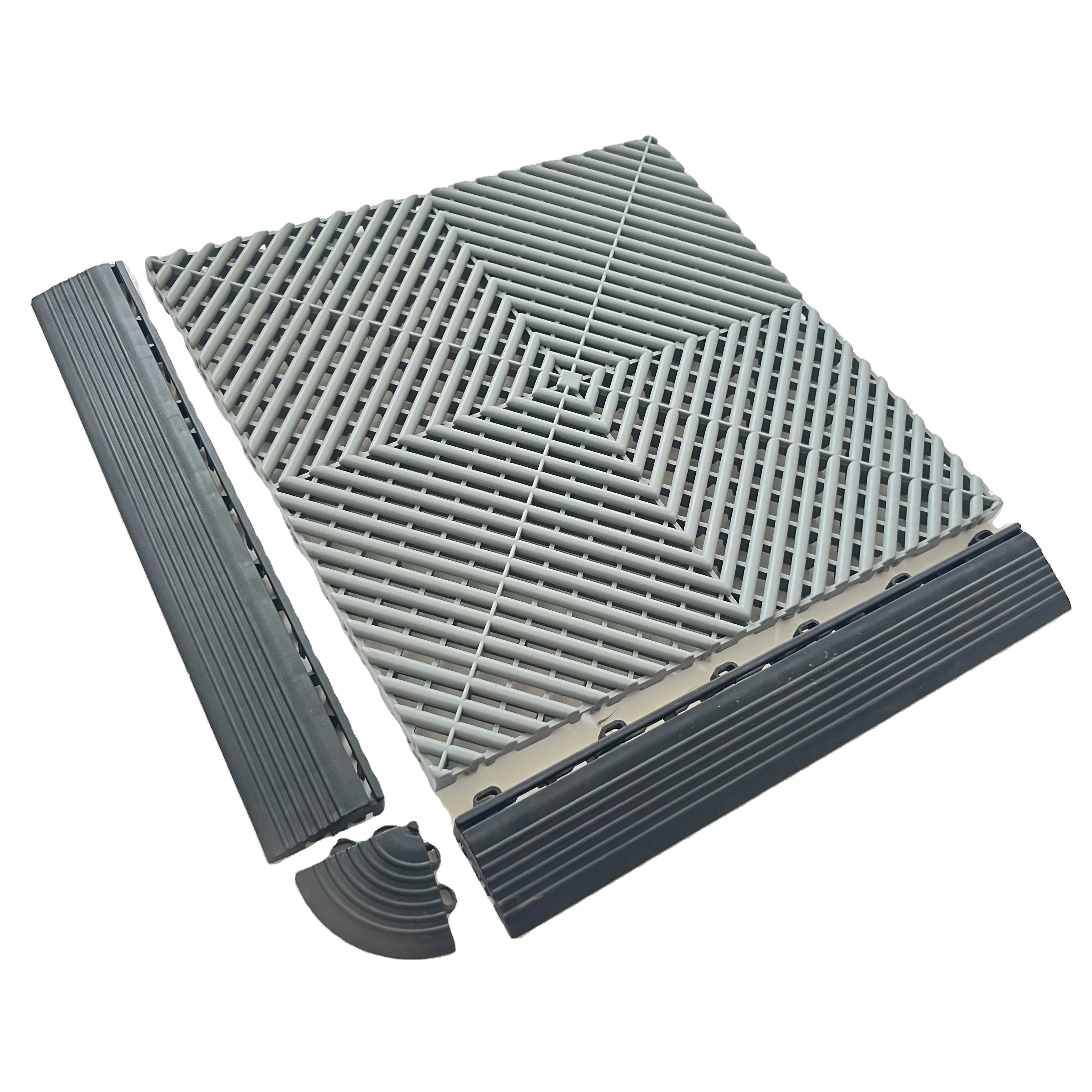 Qingdao Readygo Interlocking Pvc Garage Flooring Tiles Warehouse Dalle