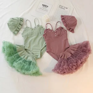 Baby Bikini Girls Beachwear One Piece Swimsuit Printed Swimwear Kids Beachwear