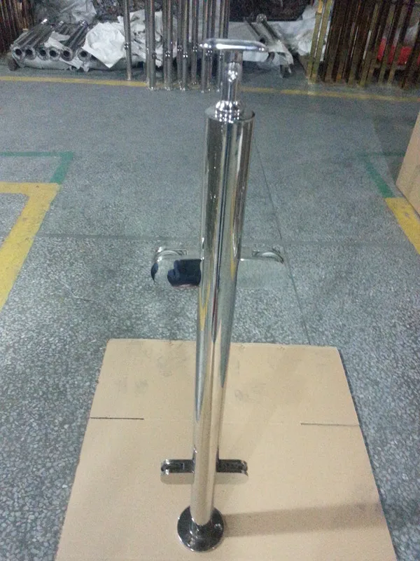 Factory price stainless balustrade handrail outdoor stainless steel baluster glass railing balcony railing supplier