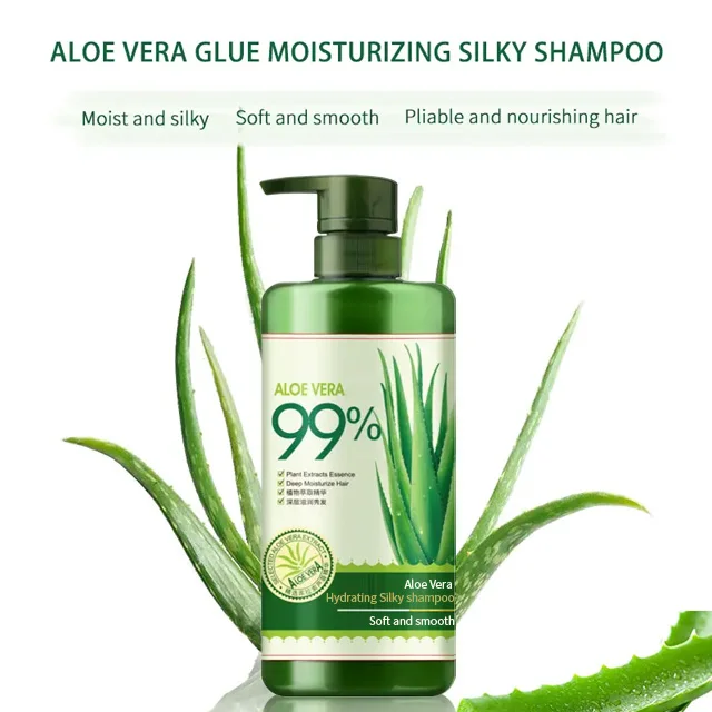 Aloe Vera Gel Anti-dandruff Silky Shampoo 800ml Anti Dandruff Shampoo From  Original Manufacturer
