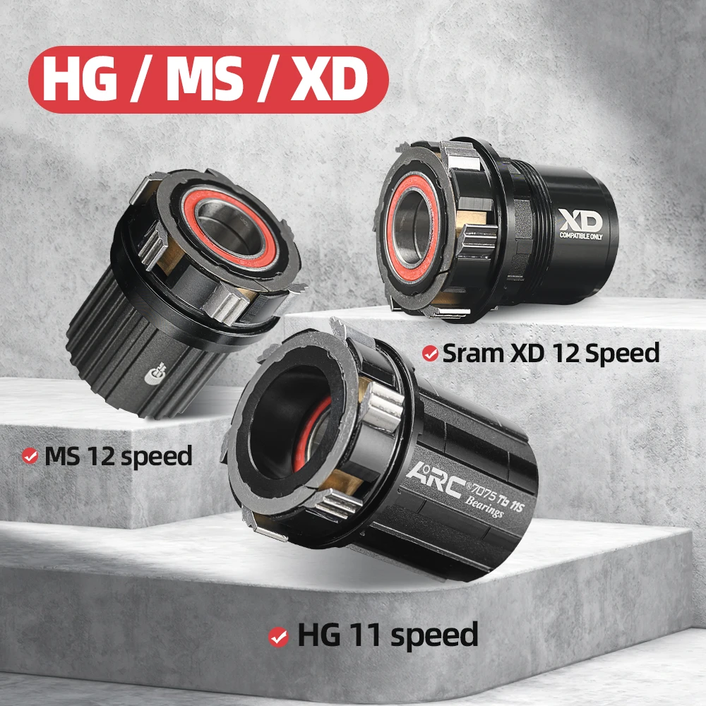 MT-009F/Rオレンジ/パープルXD 12S 32Hマウンテンバイクハブ