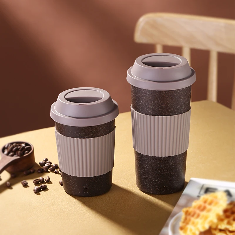 
BL202262-300ML10OZ натуральный эко оптовая продажа по индивидуальному заказу белый многоразовые рециркулированые биоразлагаемые шелуха кофе Кубок кофейный цвет кружки для путешествий 