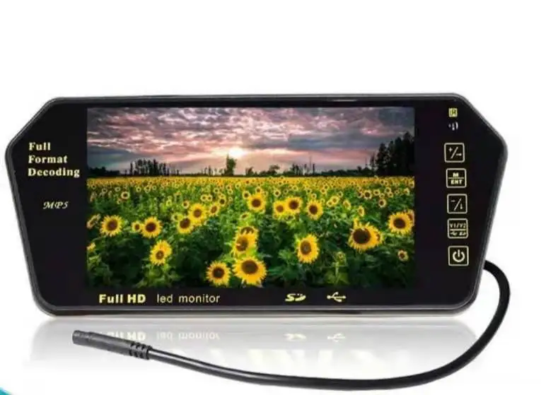 Full HD Rearview Monitor MP5 7 Inch Car Rearview Mirror with BT