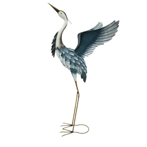 42 inch outdoor lawn animals  metal bird statue