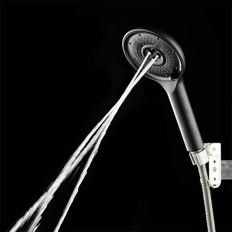 Five-Function High Pressure Water Saving Handheld Showerhead Improved Shower Experience Even With Low Water Flow and Pressure