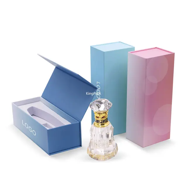 Custom Design Unique Luxury Uv Print Eco Friendly Cardboard Woman Essential Oil Premium Perfume Gift Box
