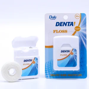 Daily Care Bulk Selling Eco Friendly Natural Corn Starch Interdental Cleaning Floss Roll 50M