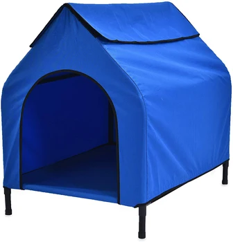 Portable Durable Elevated Pet Tent Covers Waterproof Pet Bed Camping Raised Dog Bed Pet Cot