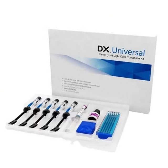 Dental Universal Composite Light Cure Materials Dental Materials Light Curing Resin Kits Acid Etch Dental Composites factory