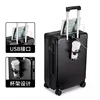 Negro empresarial - Estilo Pro Zipper [Portavasos multifuncional con USB]