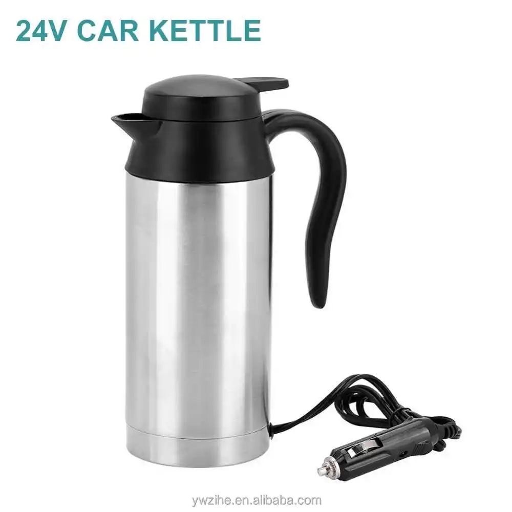 car Kettle Heated Water Tea Coffee Kettle Heater Bottle Travel Car