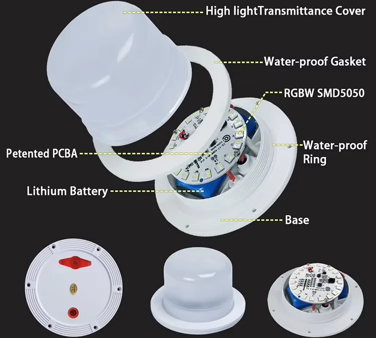 rgb color changing 25cm led strip light   ce certified home  commercial decoration-3