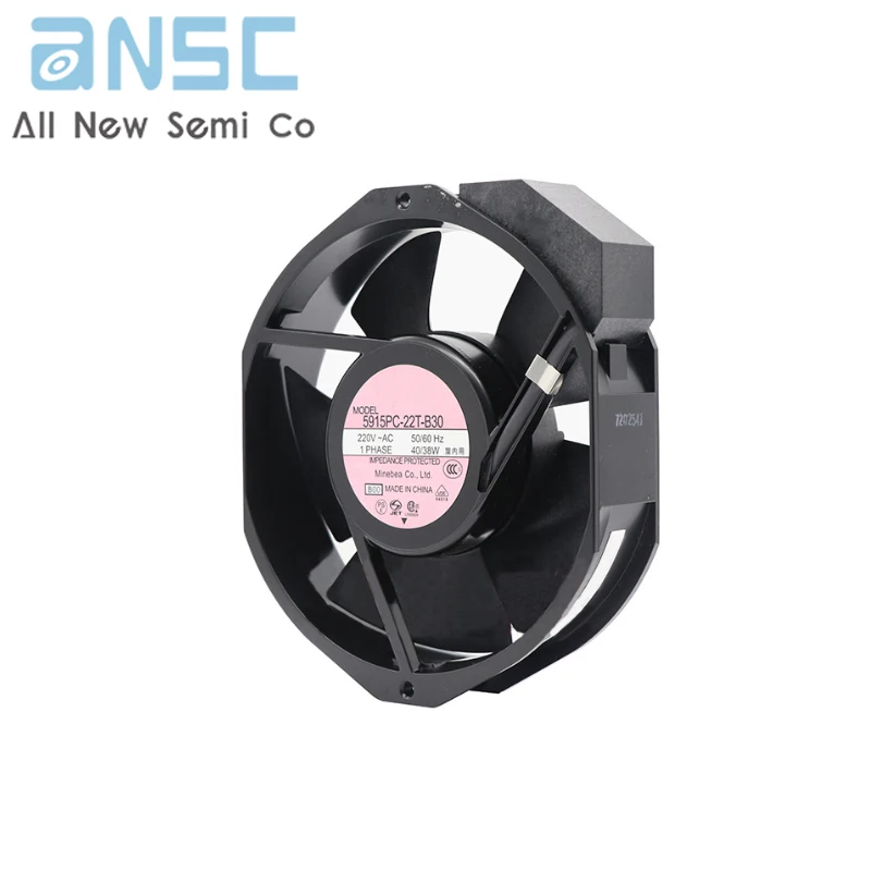 Original Axial flow fan 5915PC-22T-B30 17238 220VAC 0.21A Inverter UPS power supply cooling fan