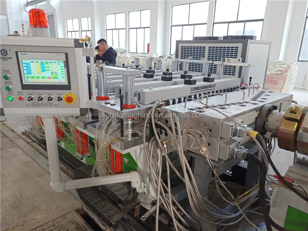 Pvc Wpc Foam Board Extrusion Line/wpc Solid Door Board Making Machine/wpc Furniture Panel Production Line