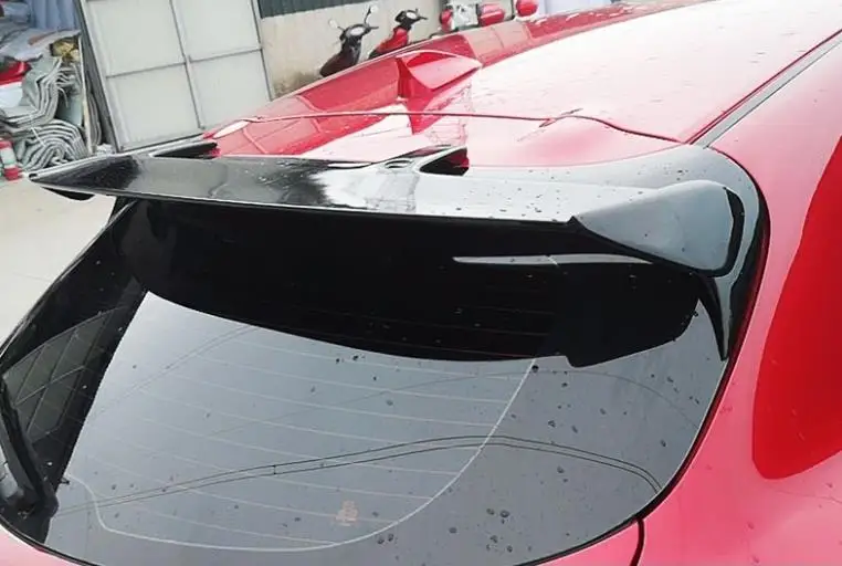 Auto Parts Universal Car Rear Spoiler Wing Abs Black Carbon Fiber