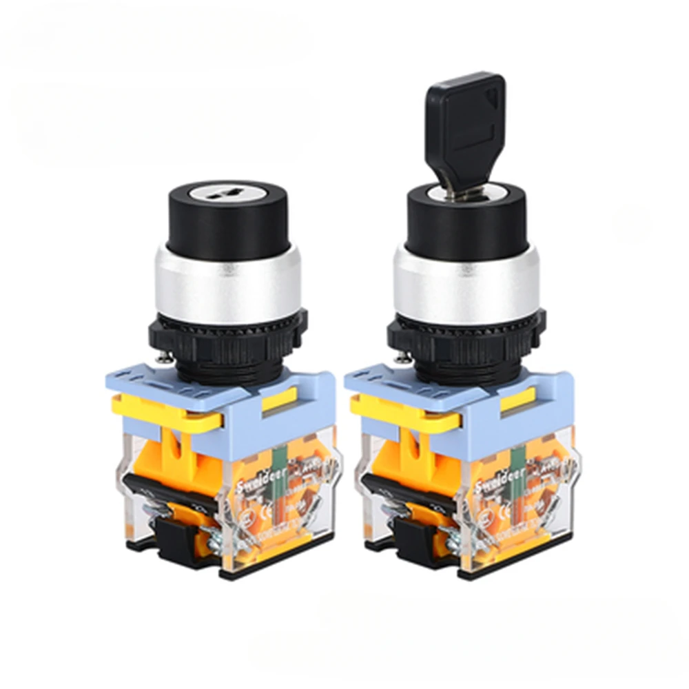 1pcs XB2 supply start rotary switch 2 Position 1NO long handle Sel 1pcs Xb2  Supply Start 1pcs XB2 supply start rotary switch 2 Position 1NO long handle Sel