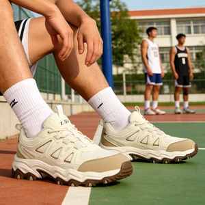 Spring-Summer New Unisex Shoes Running Casual Trendy Dad Shoes Breathable Wear-Resistant Non-Slip Lace-up Students Trendy Shoes