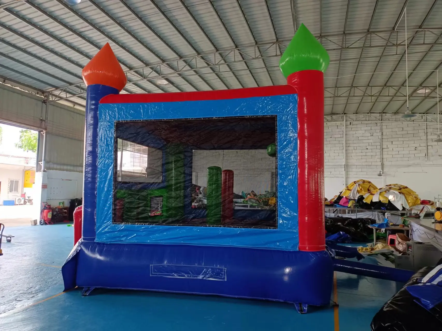 Commercial Indoor Mini Jumping Bouncer with Water Slide Discount PVC ...