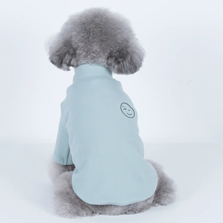 Cheepet Wink Printing Solid Polyester Dog Shirts Plain Shirt for Dogs
