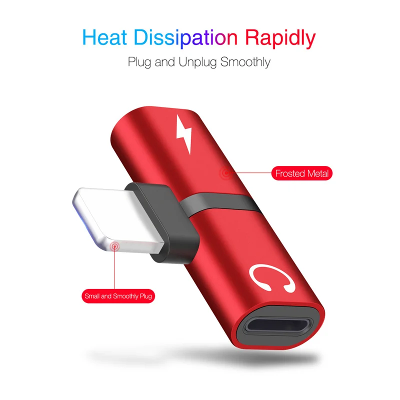 Адаптер 2 в 1 для наушников iphone XS MAX XR X 7 8 Plus 11 pro max