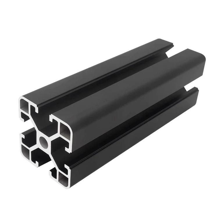 4040 Black Extruded Aluminum Profile 4040 Equipment Rack 2.0mm Thick Aluminum Alloy Profile
