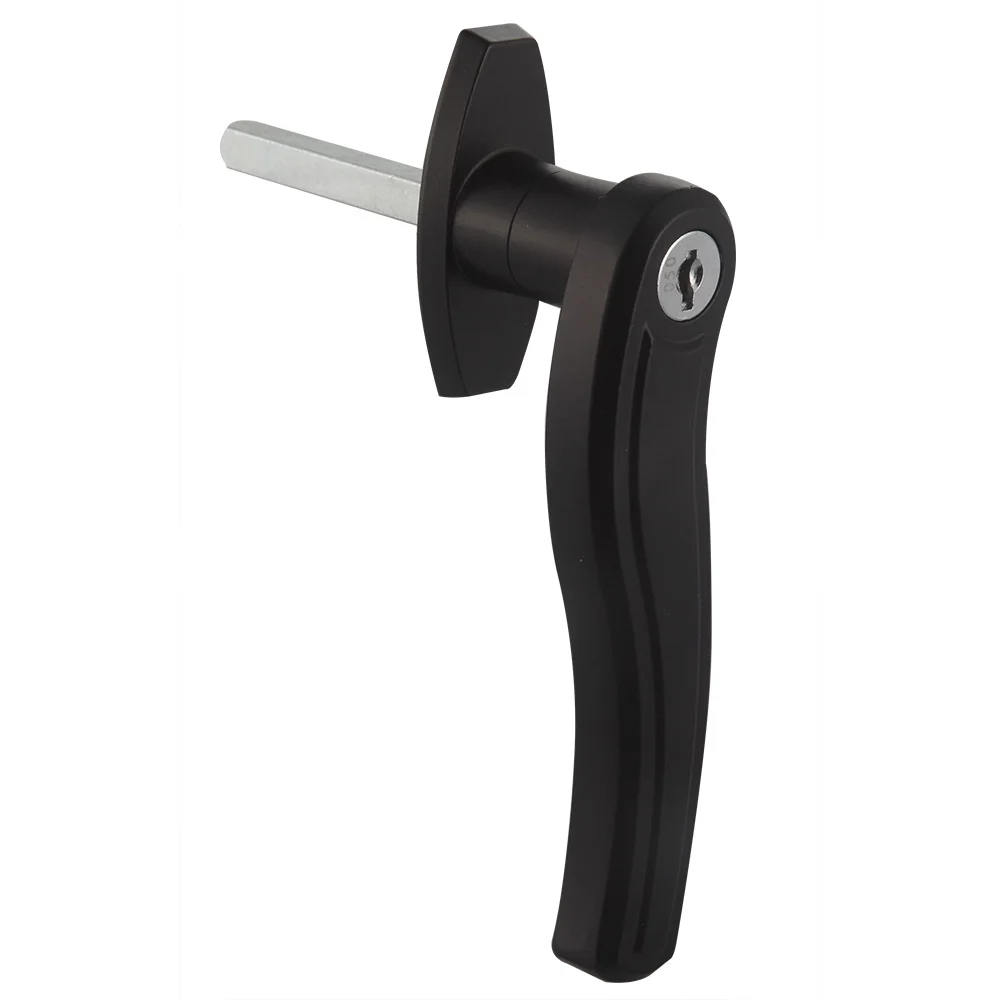 Handle Quality Zinc Alloy Door Lever Lock with Key Price for Garage Cabinet Other Applications manufacture