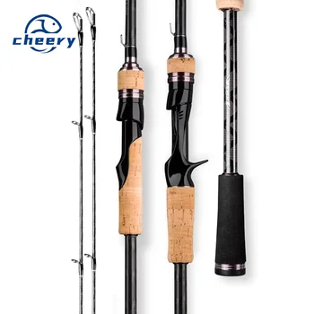 Ultralight Power Medium 2 Section 5g-30g High Carbon Fiber 1.8M 2.1M 2.4M Rod Light Bass Spinning Casting Fishing Rod – Rod – view 2