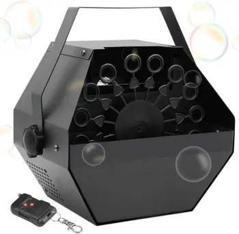 Topflashstar 30W Mini Cost-Effective Wedding DJ Bubble Machine Create Romantic Atmosphere Portable Automatic Bubbles Machine