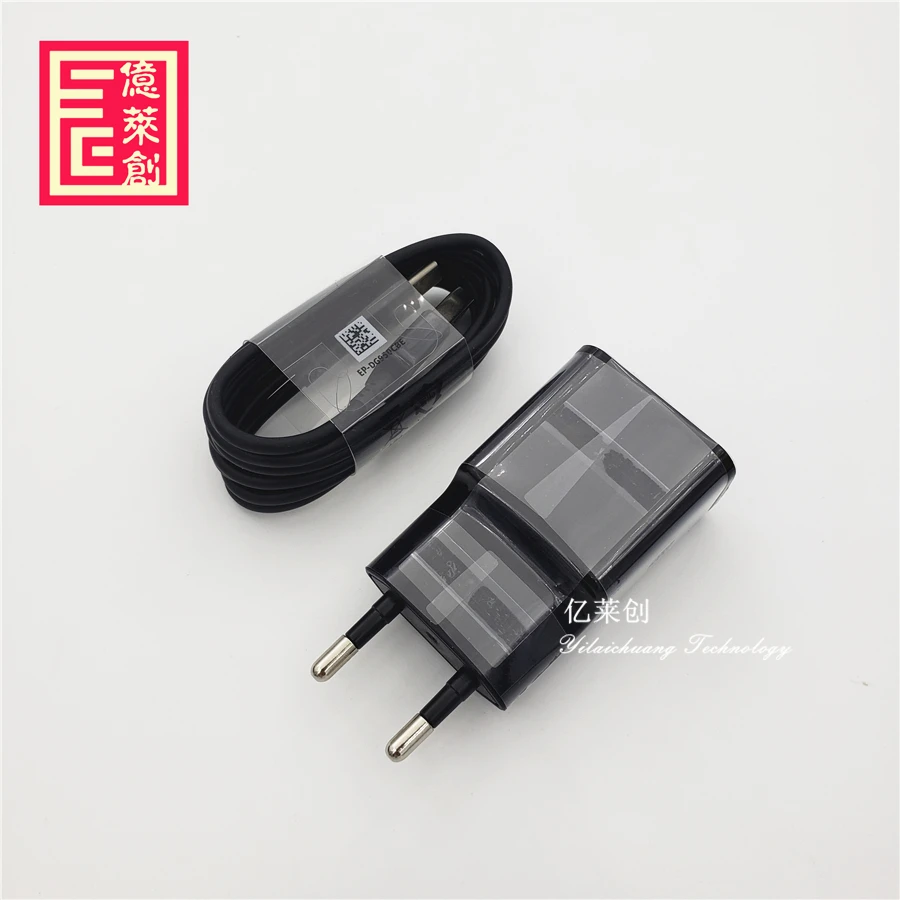 Быстрое зарядное устройство для Samsung S8 с кабелем типа C, 15 Вт, кабель для быстрой зарядки для Galaxy s6, s9, s10, набор зарядных устройств ЕС