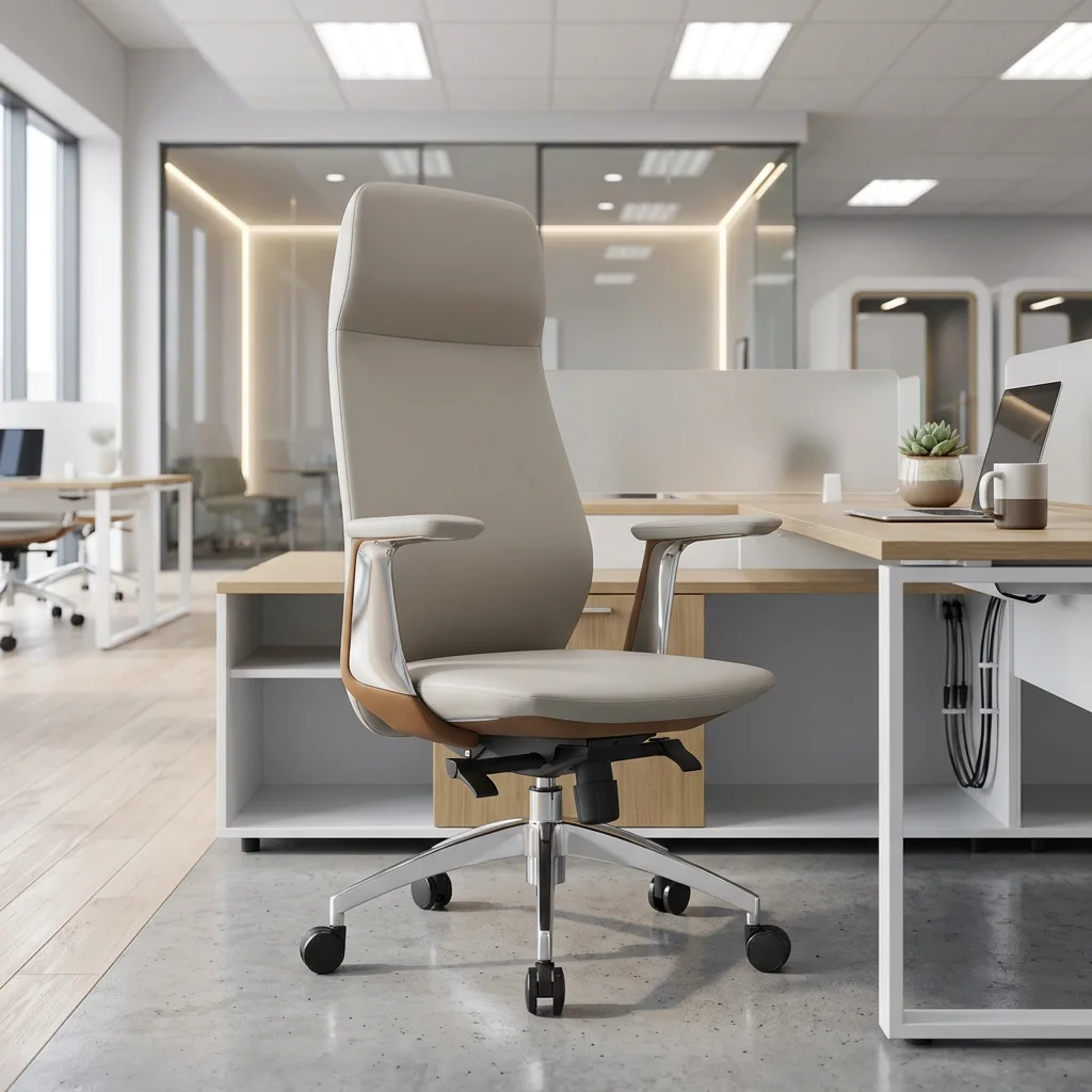 Modern Office Leather Ergonomic Computer Chair boss Executive Luxury Manager Ceo Guest Seat Comfortable Task Chairs Furniture