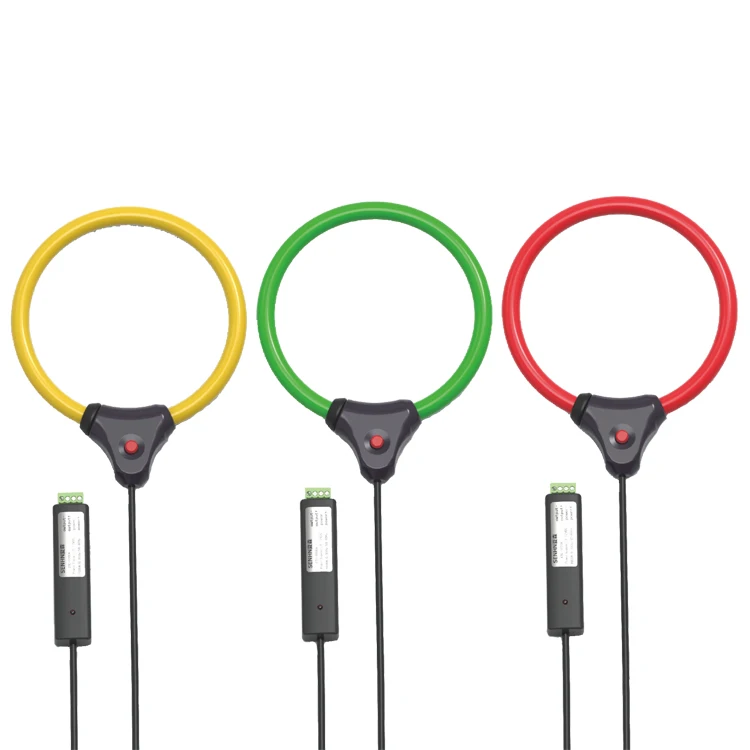 Гибкий трансформатор тока Rogowski катушечный вход 10A-3000KA выход 4V 100mV/KA 50mV/KA Датчик с разделенным